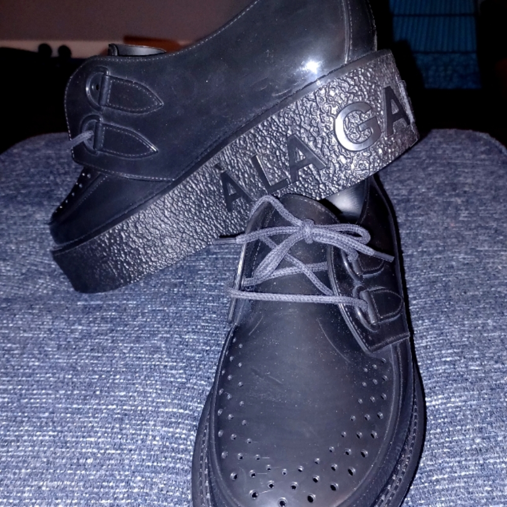 Melissa black platform women size 13 New